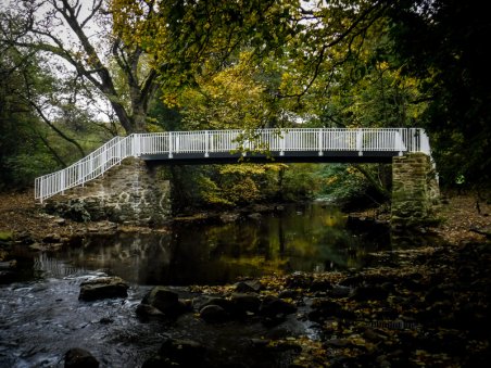 Completed New FRP Footbridge at Bird Ridding for North Yorkshire CC