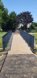 FRP Footbridge installed.