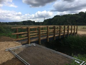 Ockwells Park Footbridge - Installed